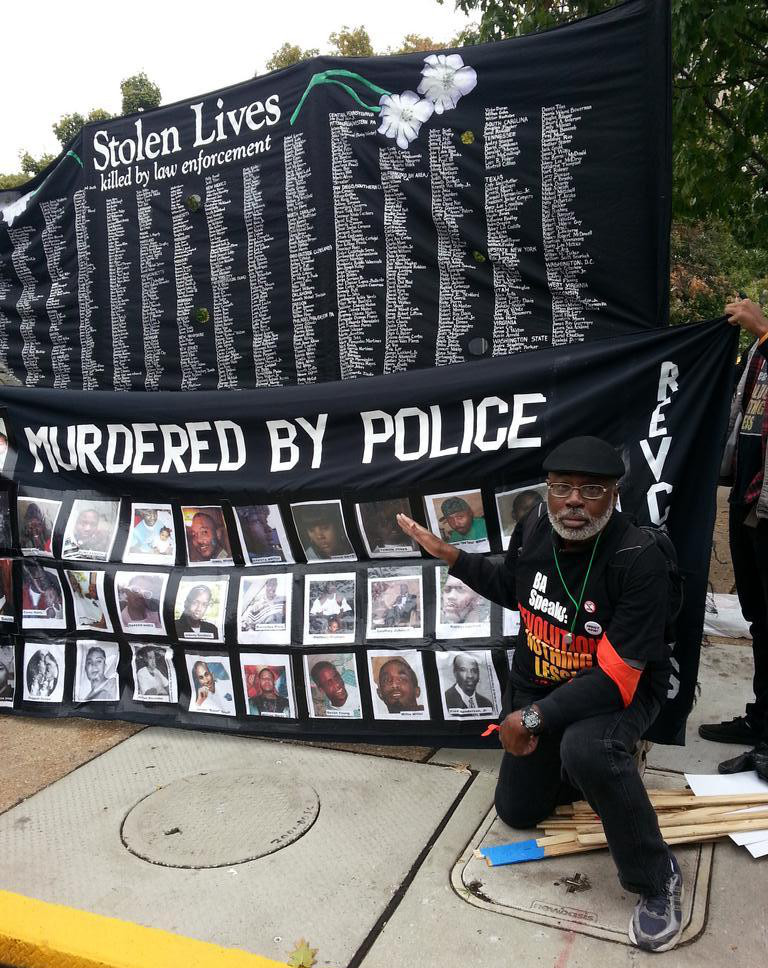 Carl Dix in Ferguson