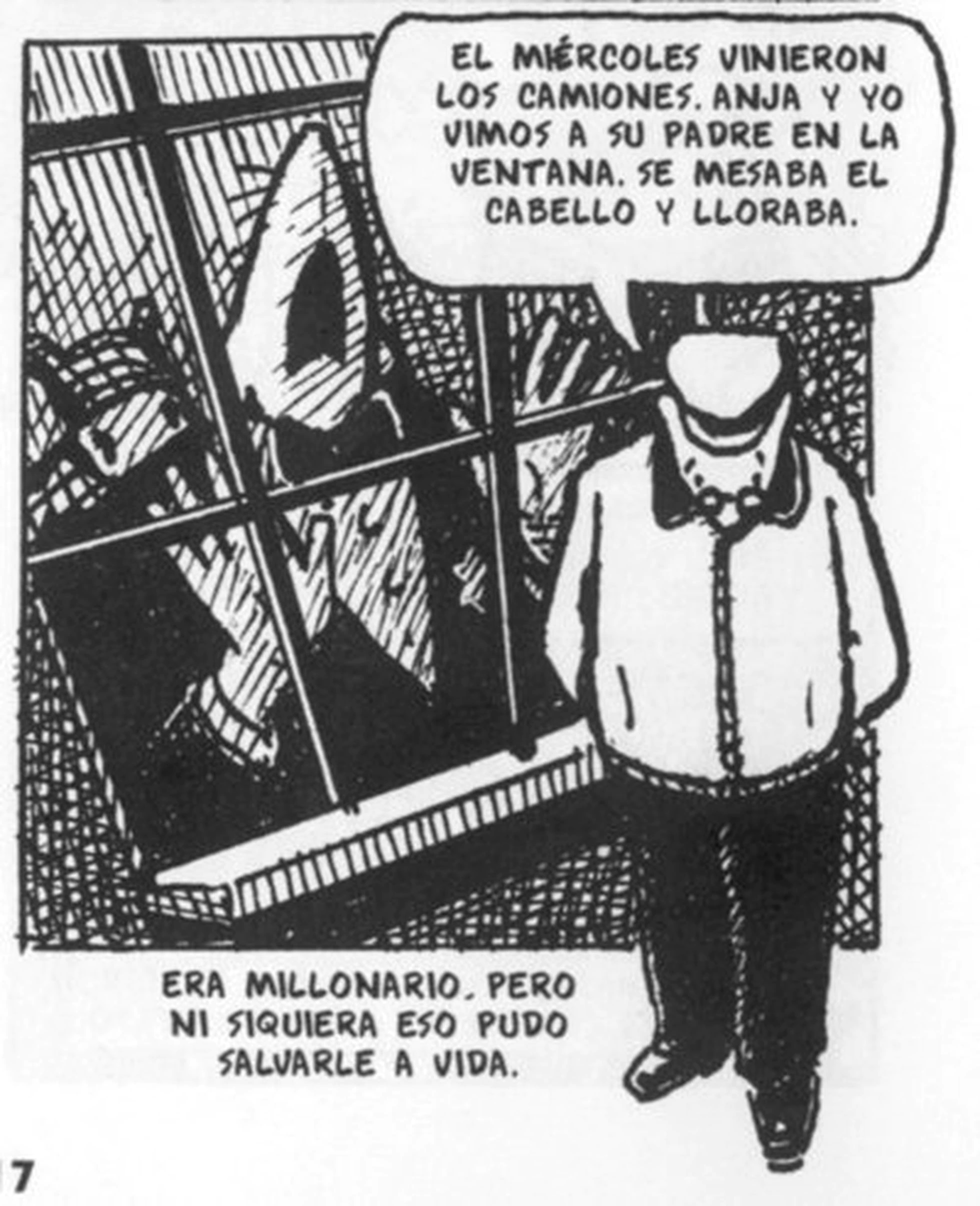 Vieta del cmic 'Maus' realizado por Art Spiegelman.