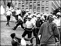 Protestas contra la guerra en Vietnam en 1968