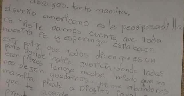 Otra carta de Destinee.