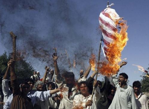 Anti-US protest in Nengrahar