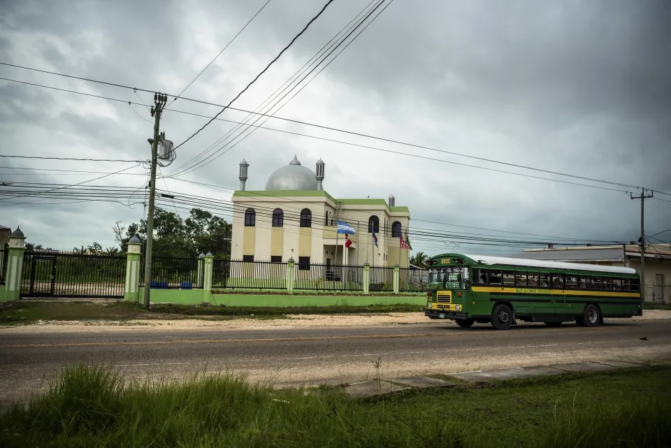 Una mezquita en Ciudad de Belice, Belice, nacin en la que viven unos 600 musulmanes, el 4 de febrero de 2023. (Meridith Kohut/The New York Times).

