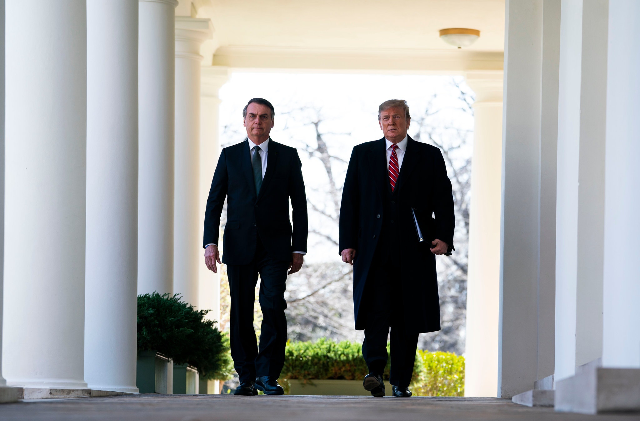 Jair Bolsonaro, presidente de Brasil, y Donald Trump, presidente de Estados Unidos, en la Casa Blanca en marzo de 2019