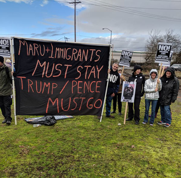 Un Tribunal Popular celebrado en el Centro de Detencin del Noroeste (NWDC) en Tacoma, Washington, el 4 de febrero de 2018.